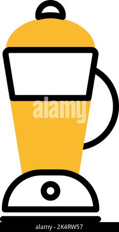 Food blender, illustration, vector on a white background. Stock Vector