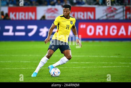 International preparation match, Merkur-Spiel-Arena Düsseldorf: Japan vs Ecuador; Michael Estrada (ECU) Stock Photo