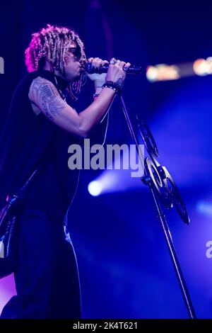 Milan Italy September 27, 2022 Iann Dior live at Mediolanum Forum