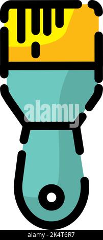 Construction paint brush Stock Vector Image & Art - Alamy