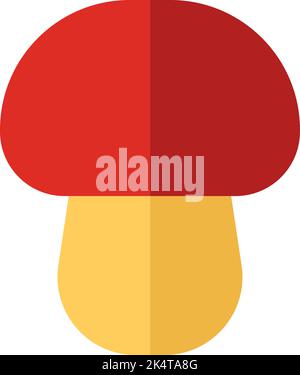 Easter mushroom, illustration, vector on a white background. Stock Vector