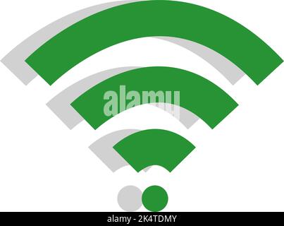Hotel wifi connection, illustration, vector on a white background. Stock Vector