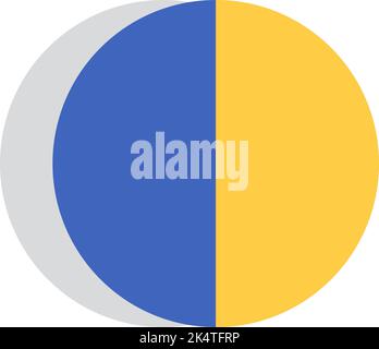 Photography contrast, illustration, vector on a white background. Stock Vector