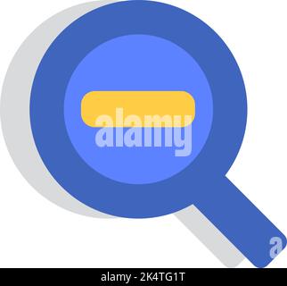 Photography zoom out, illustration, vector on a white background. Stock Vector