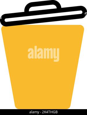 Video editor delete, illustration, vector on a white background. Stock Vector