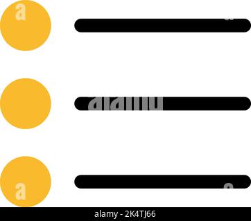 Editing list, illustration, vector on a white background. Stock Vector