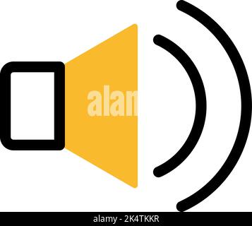 Video editor volume, illustration, vector on a white background. Stock Vector