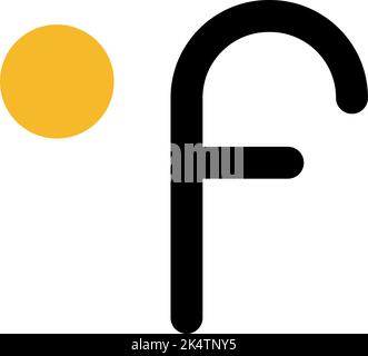 Weather farenheit, illustration, vector on a white background. Stock Vector