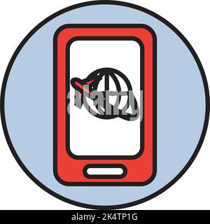 Online booking, illustration, vector on a white background. Stock Vector