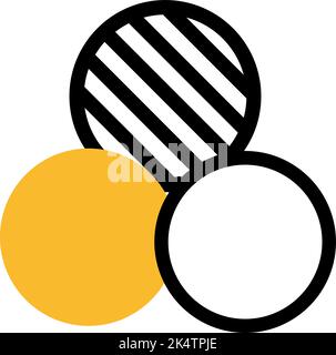 Video editor filter, illustration, vector on a white background. Stock Vector