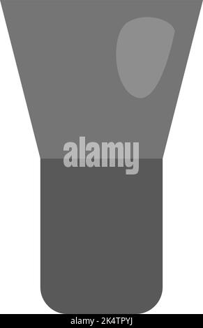 Construction putty knife, illustration, vector on a white background. Stock Vector