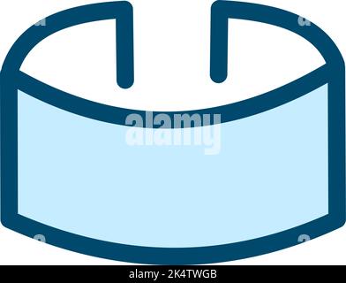 Racing fence, illustration, vector on a white background. Stock Vector