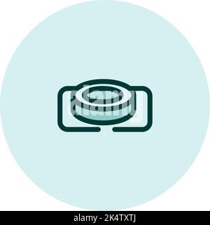 Cleaning hand soap, illustration, vector on a white background. Stock Vector