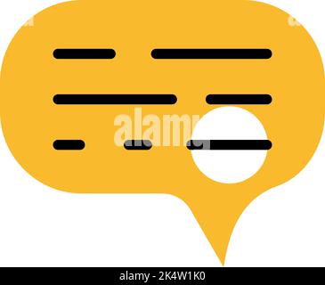 Feedback comments, illustration, vector on a white background. Stock Vector