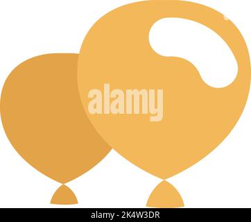 Kindergarten balloons, illustration, vector on a white background. Stock Vector
