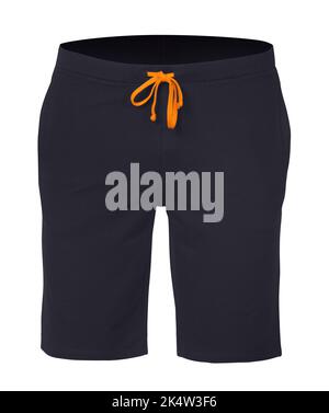 black shorts isolated on white background. black shorts Stock Photo - Alamy