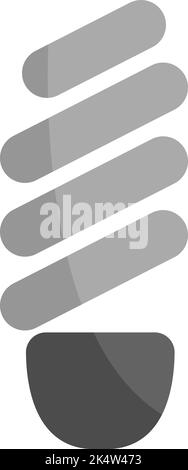 Energy saver lightbulb, illustration, vector on a white background. Stock Vector