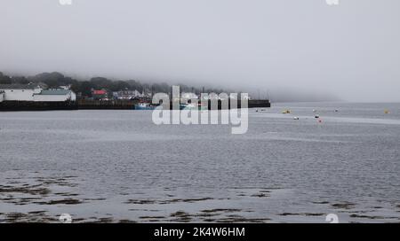 The fishing village of Westport in Nova Scotia Stock Photo