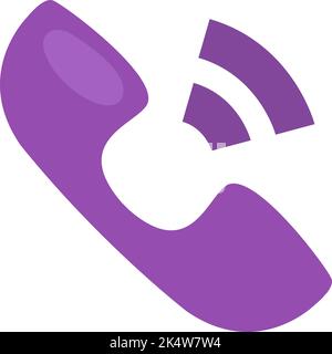 Logistics call, illustration, vector on a white background. Stock Vector