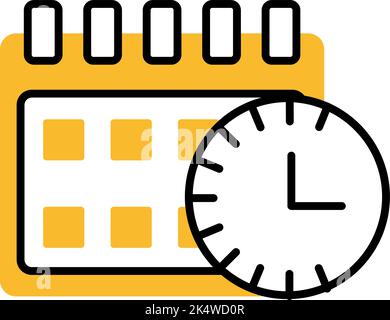 Project menagement event making, illustration, vector on a white background. Stock Vector