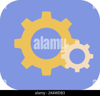 operation, process icon with a gear, vector Stock Vector Image & Art ...