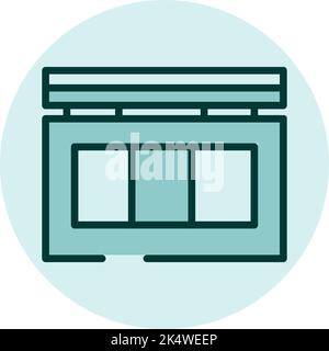 Bronzer make up, illustration, vector on a white background. Stock Vector