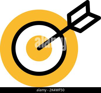 SEO targeting, illustration, vector on a white background. Stock Vector