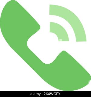 Work call, illustration, vector on a white background. Stock Vector