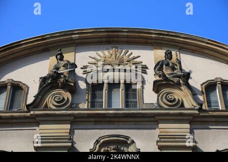 Moenchengladbach city in Germany. District court building (Landgericht). Stock Photo