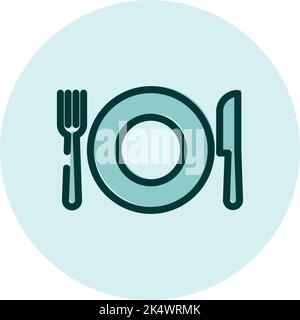 Employee benefits meals, illustration, vector on a white background. Stock Vector