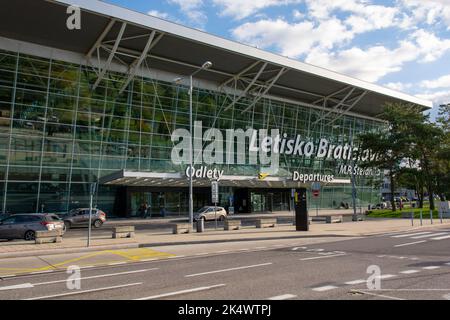 Bratislava, Slovakia - October, 3, 2022 : Bratislava airport terminal building. (Letisko Bratislava) Stock Photo