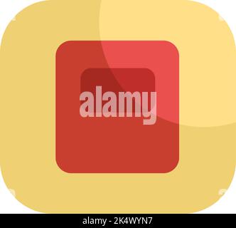 Reading hobbie, illustration, vector on a white background. Stock Vector