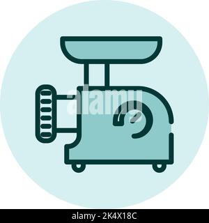 Household electronics pasta maker, illustration, vector on a white background. Stock Vector