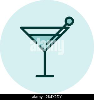 Bartending hobby, illustration, vector on a white background. Stock Vector