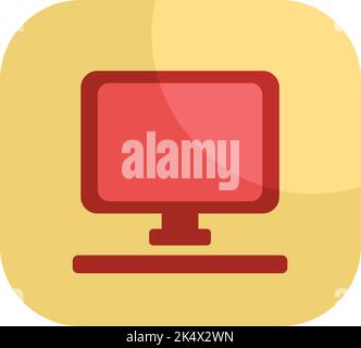 IT hobbie, illustration, vector on a white background. Stock Vector