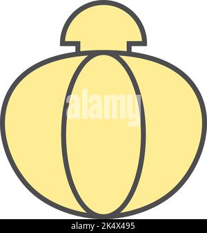 Bottle of perfume, illustration, vector on a white background. Stock Vector