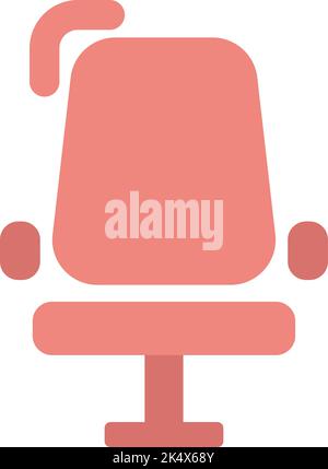 Office chair, illustration, vector on a white background. Stock Vector