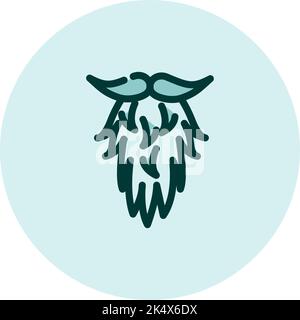 Barber shop services, illustration, vector on a white background. Stock Vector