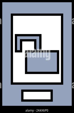 Online security unlocked, illustration, vector on a white background. Stock Vector