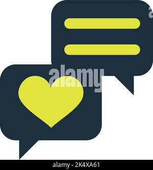 Blogging comments, illustration, vector on a white background. Stock Vector