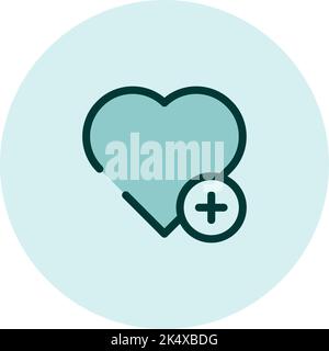 Add to favorite icon, illustration, vector on a white background. Stock Vector