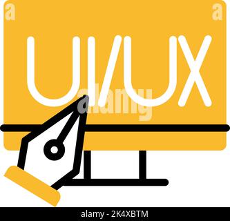 UI UX icon, illustration, vector on a white background. Stock Vector