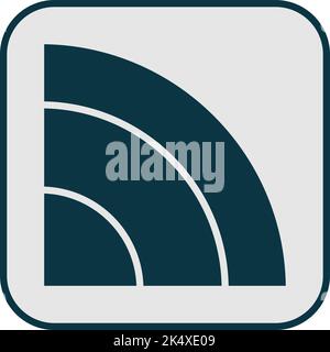 wifi signal vector icon concept, isolated on white background Stock ...