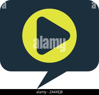 Blogging video, illustration, vector on a white background. Stock Vector