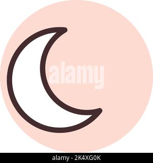App dark mode, illustration, vector on a white background. Stock Vector