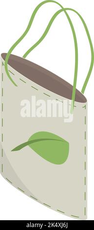 eco shopping bag Stock Vector