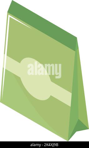 ecological package bag Stock Vector