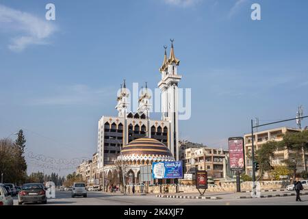 Al Rahman Mosque in Aleppo, Syria Stock Photo