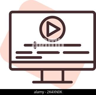 Disability subtitle, illustration, vector on a white background. Stock Vector