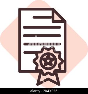 Law rules, illustration, vector on a white background. Stock Vector